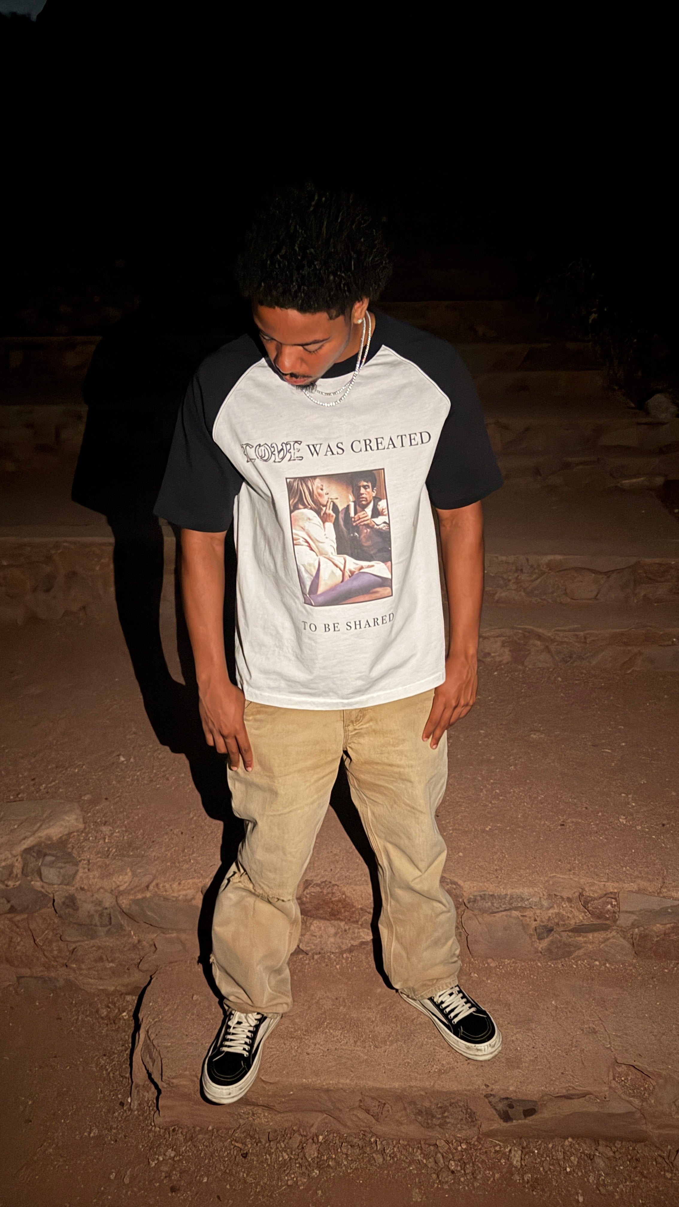'Between Us' Raglan Tee