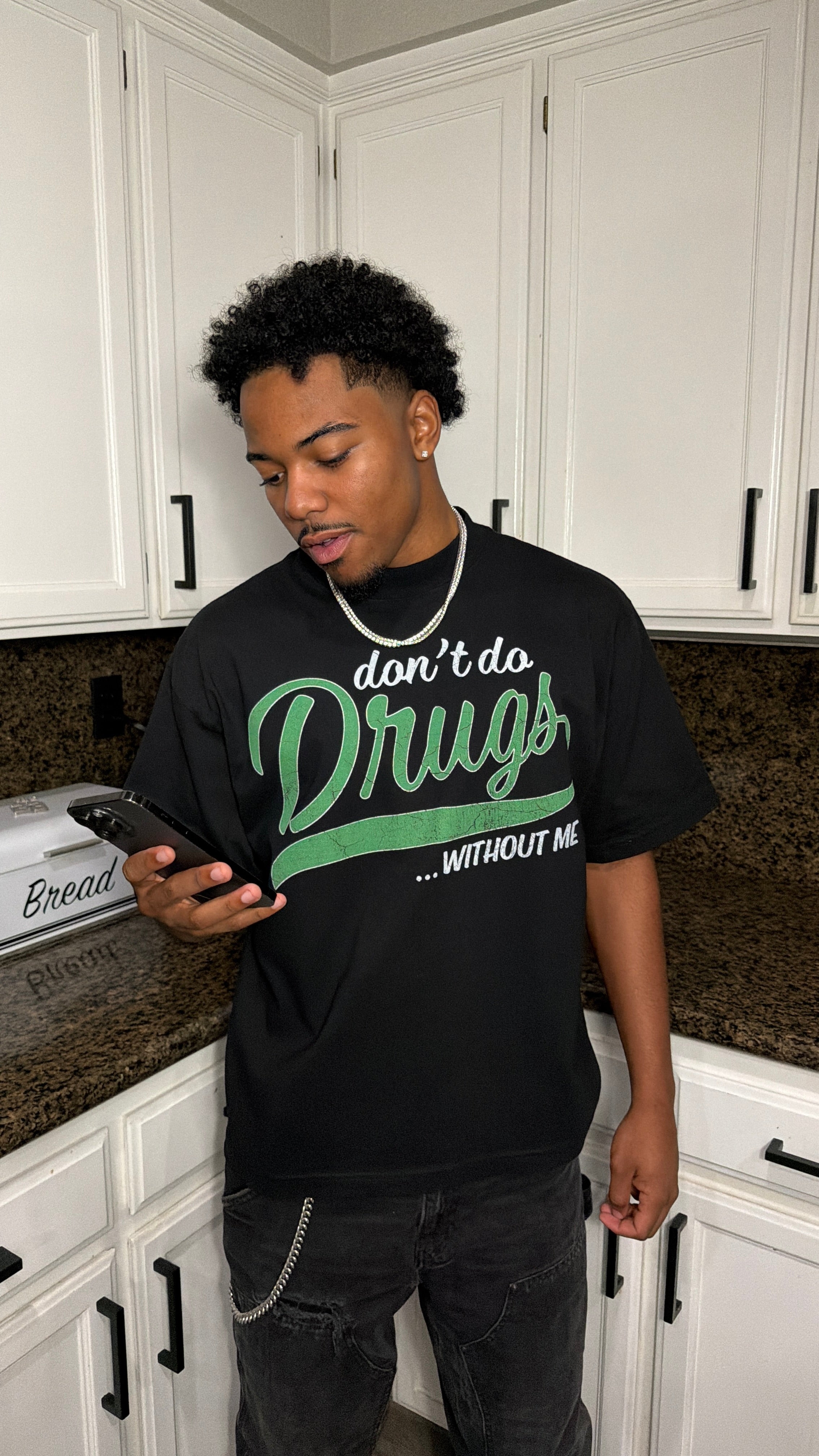 ‘Not without me’ tee